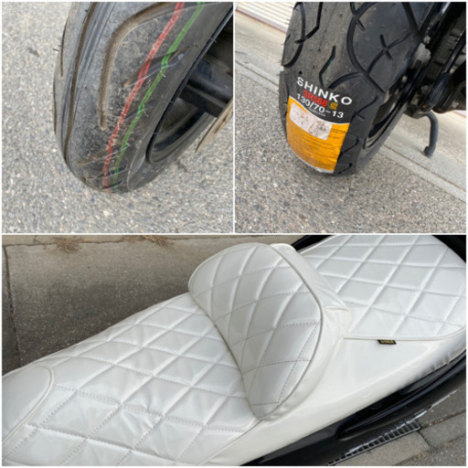 ☆スカイウェーブ.タイプS.CJ43A型☆タイヤ前後・バッテリー・シート