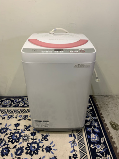 SHARP シャープ ES-GE60R-P 洗濯機 6.0kg 2015年製