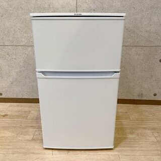 12*100 アイリスオーヤマ 2ドア冷蔵庫 IRR-A09TW-W 90L 19年製