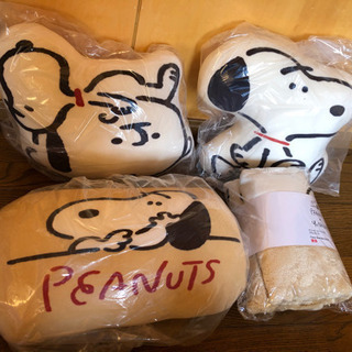 PEANUTS NAGABA 長場雄　スヌーピー　ブランケット SNOOPY UNIQLO yu nagaba 長場雄クッション ブランケット