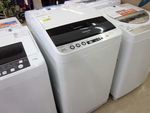 安心の6ヶ月保証付！2015年製 6.0kg Panasonic(パナソニック)「NA-FV60B3」縦型洗濯乾燥機です！