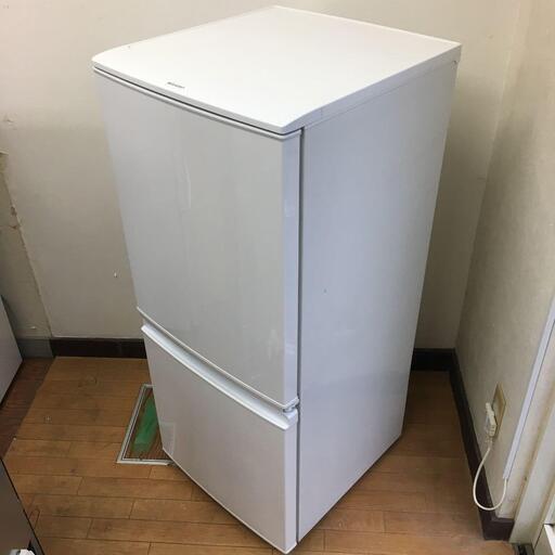 【最大60日保障】SHARP 2ドア冷凍冷蔵庫 SJ-D14A-W  F
