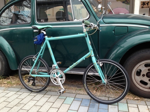 中古自転車　ビアンキ　ミニベロ　レプレ　※※前後タイヤ新品※※