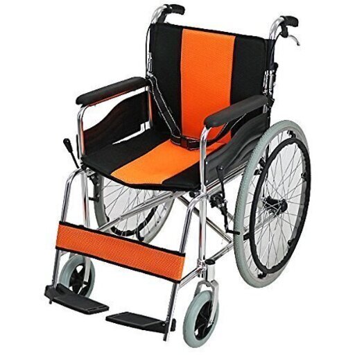 車椅子未使用 自走手押し車 お年寄り 障害者 ウォーキングエイド 旅行便利 携帯しやすい 肉厚素材 丈夫 軽量 通気 カラーオレンジ