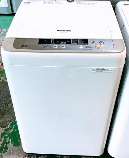 【送料無料・設置無料サービス有り】洗濯機 Panasonic NA-F60B8 中古