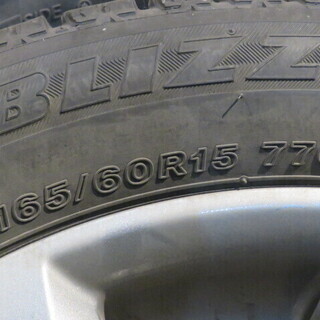 ■スズキ ソリオ 純正アルミホイール 15x4.5J +45 4ｘ100 / ブリザック レボGZ 165/60R15 ジャンク スタッドレス 札幌発