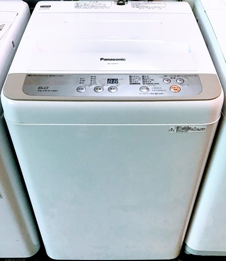 【送料無料・設置無料サービス有り】洗濯機 2017年製Panasonic NA-F60B10 中古