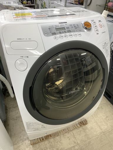 J178 【動作確認、クリーニング済】 TOSHIBA　東芝　ドラム式洗濯機　9Kg　ZABOON　TW-G520R　2011年製★付属品、動作保証あります