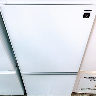 【送料無料・設置無料サービス有り】冷蔵庫 2017年製 SHARP SJ-GD14C-W 中古  