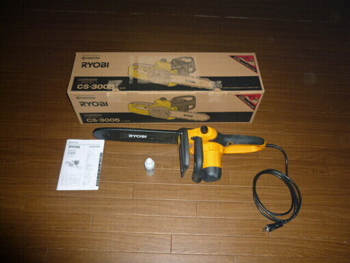 RYOBI　★リョービ　電気チェンソー　CS3005　300mm★　1回使用