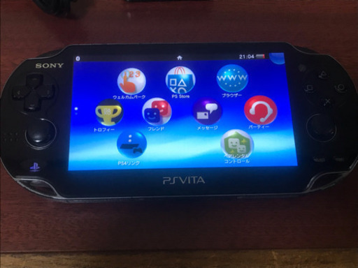 ★動作良好 SONY ソニー　PS Vita 本体 アダプター メモリースティック　PCH-1000　ブラック★