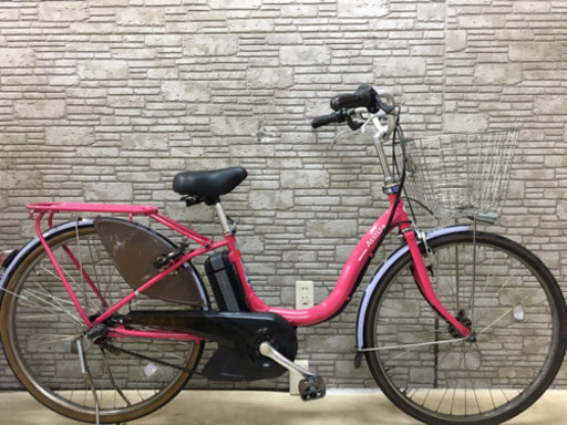 新春SALE  東京23区配達無料  新基準  ブリジストン  アシスタ  6.6Ah リチウム 電動自転車 中古 26