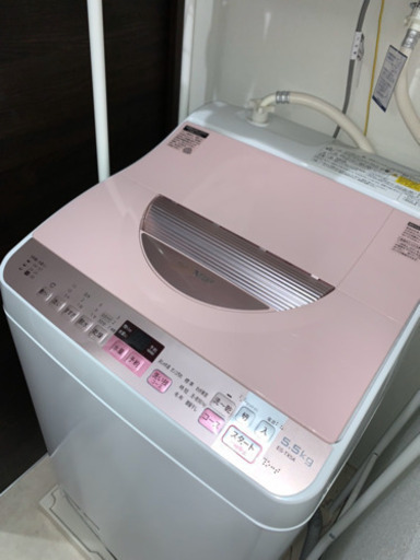2017年美品 洗濯機 限定色ピンク　乾燥機付き
