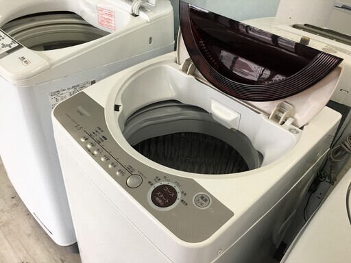 シャープ5.5K洗濯機　Ag＋イオンコート　分解クリーニング済み！！！