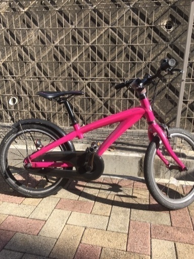 2016年4月購入 ブリヂストン レベナ ピンク 子供用自転車 18インチアルミフレーム7.9kg