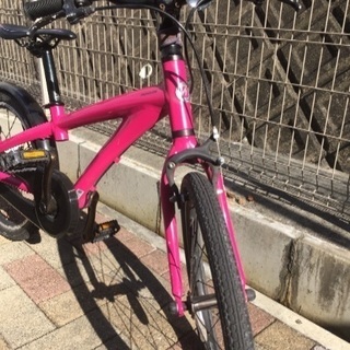 2016年4月購入 ブリヂストン レベナ ピンク 子供用自転車 18インチ