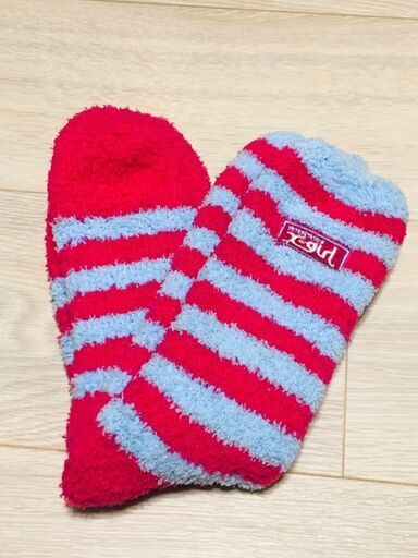 X Girlもこもこ靴下 エックスガール もこもこ靴下 新品 あかね 新宿のその他の中古あげます 譲ります ジモティーで不用品の処分