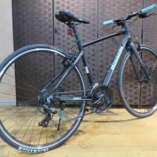 □BIANCHI ROMA4 ビアンキ ローマ4 46cmサイズ 24速 ブラック アルミ