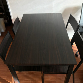 テーブル&椅子4脚　セット