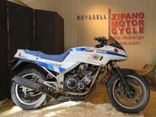 YAMAHA PHAZER 1MX ヤマハ フェーザー 250cc 35654km ホワイト パーツ取り 部品取り車 ベース車 バイク 札幌発