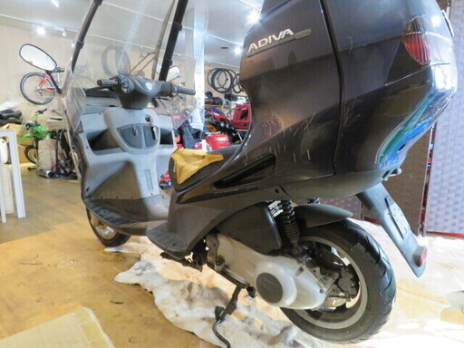 BENELLI ADIVA べネリ アディバ 125cc 4243km ネイビー エンジン実動! パーツ取り 部品取り車 ベース車 バイク 札幌発 BENELLI ADIVA べネリ アディバ 125cc 4243km ネイビー エンジン実動