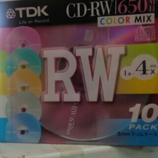 CD-RW 10枚入り　新品未使用