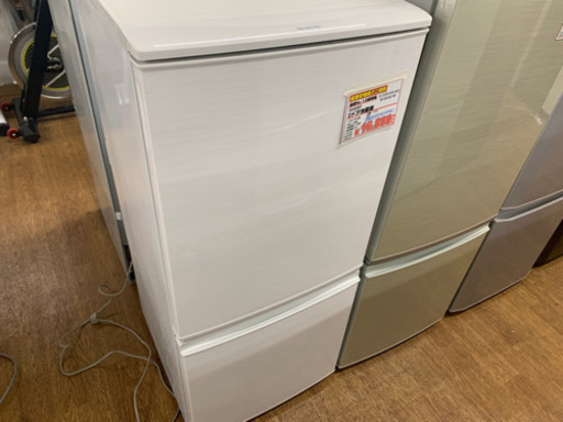 SHARP  2ドア冷蔵庫  137L  2017年製 【店頭取引限定】【中古品】1点限り早い者勝ち！