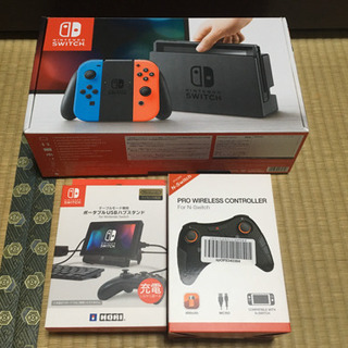 商談中 Nintendo Switch 中古本体 コントローラー スタンド付き | w2