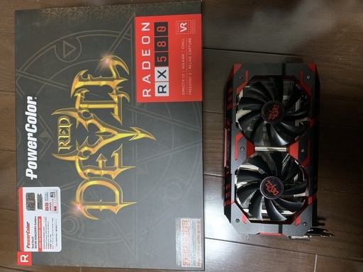 高級素材使用ブランド グラフィックボード 【RADEON RX580】 PCパーツ