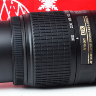 新品級●約450mmの超望遠●手ぶれ補正●Nikon 55-300mm VR ゆうパック代引き発送！送料、代引き手数料無料！ 新品級○約450mmの超望遠○手ぶれ補正○Nikon 55-300mm VR