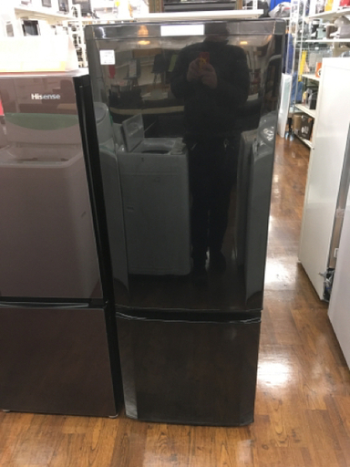 三菱 166L 2ドア冷蔵庫 2015年製 MR-P17Z