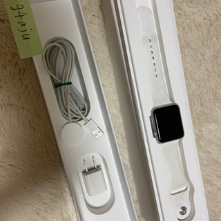 3月まで！Apple Watch シリーズ1 ホワイト スポーツバンド