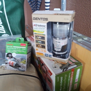 キャンプセット　テント　LEDランタン　シュラフ　バーベキュー