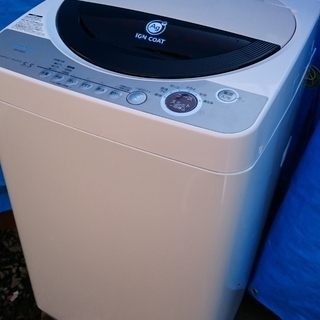 シャープ(SHARP) 全自動洗濯機 ES-FG55F　5.5k...
