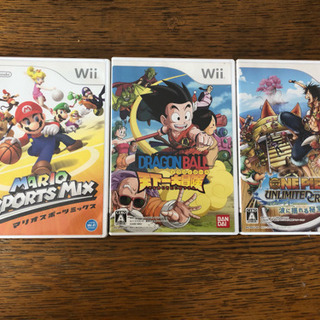 Wii ソフト3本まとめ売り⭐︎1000円！