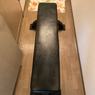 【値下げ😉】ラバーダンベル＋フラットベンチ＋追加プレート　最大75KGセット　配達可