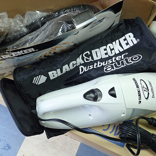 札幌市 BLACK & DECKER 車用掃除機 シガレット電源...