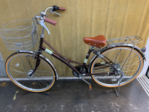 超美品★6段変速付き自転車★防犯登録料込
