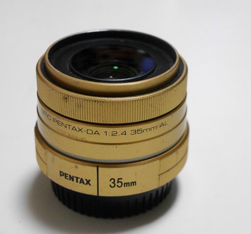 pentax DA35mm F2.4 ゴールド