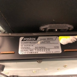 アンプ 山野楽器フェンダー ギターアンプ・FOSTEX フォステクス 3070 