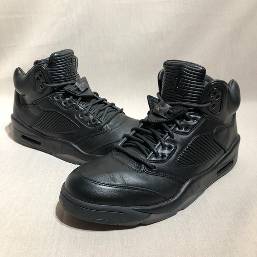 美中古 AIR JORDAN 5 RETRO PREMIUM BLACK ナイキ