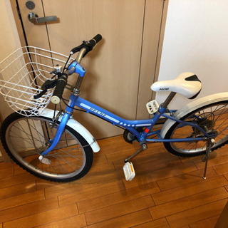 【購入者決まりました】子ども用自転車　22インチ　ブルー