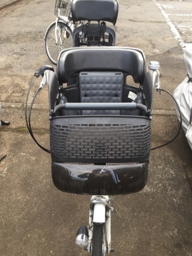 (商談中)子供乗せ自転車 ママフレンドミニ ホワイト20インチ