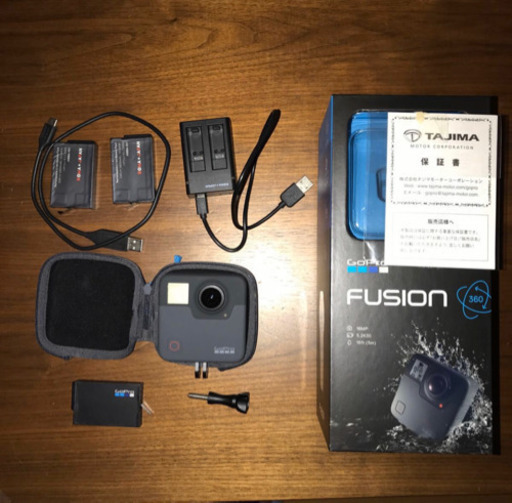 gopro  fusion 360度カメラ