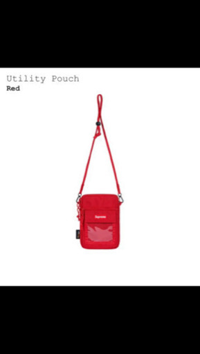 supreme 19SS Utility Pouch red 赤 シュプリーム