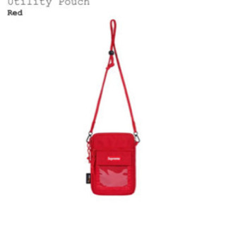 supreme 19SS Utility Pouch red 赤...
