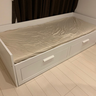 IKEA ブリムネスベッド ダブルになるシングルベッド 【交渉中】