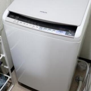 日立 縦型洗濯乾燥機 BEAT WASH BW-DV80A 2017年6月購入 - 家電 