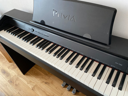 電子ピアノ 13年製 Privia Casio PX-750BK 島田市 直接引取限定 CASIO 電子