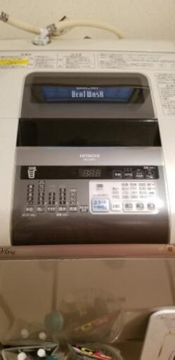 ☆新春セール日立 タテ型 洗濯乾燥機 ビートウォッシュ BW-D9PV-W